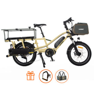 Vélo cargo électrique Longtail Yuba FastRack